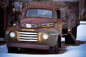 Mercury Grain Truck, Agricultural Display, Manning, Alberta 1