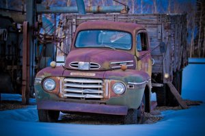 Mercury Grain Truck, Agricultural Display, Manning, Alberta 2