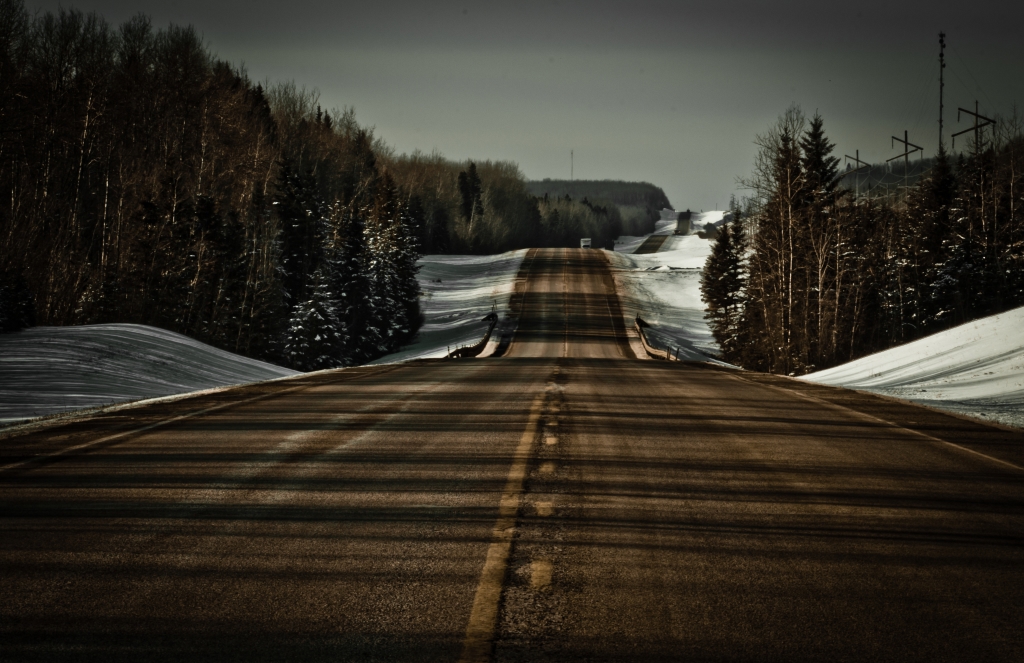 Alberta Highway 35 near Twin Lakes, Alberta