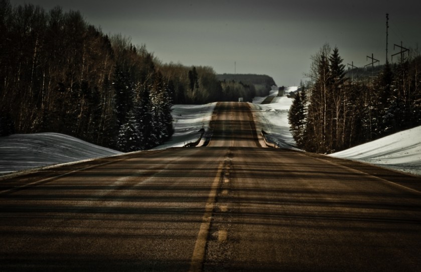 Alberta Highway 35 near Twin Lakes, Alberta