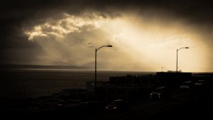 Sunshower, Elliot Bay - Seattle, Washington 2