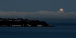 Moonrise over Elliot Bay 4 - Seattle, Washington