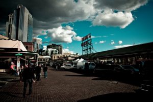 Looking southward to Pike Place Market 1 - Seattle, Washington
