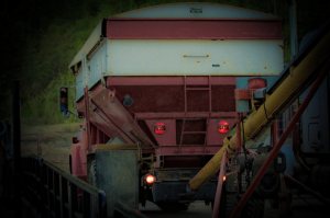 Aboard the Tompkins' Landing Ferry - Tompkins' Landing, Alberta