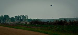Water Slinging from Dug-outs - La Crete, Alberta