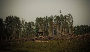 14 Water Slinging from Dug-outs - La Crete, Alberta