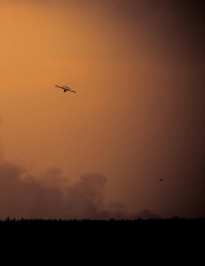 4 Water Bomber - Wilson Prairie Fire, La Crete, Alberta