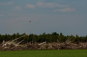 Water Slinging 3 - Wilson Prairie Fire, La Crete, Alberta