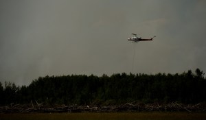 Water Slinging 5 - Wilson Prairie Fire, La Crete, Alberta