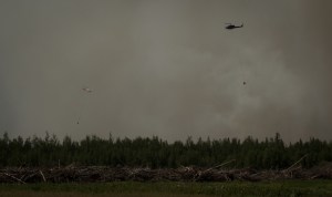 Water Slinging 25 - Wilson Prairie Fire, La Crete, Alberta