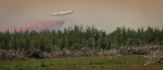 Air Tanker Water Bombing 6 - Wilson Prairie Fire, La Crete, Alberta