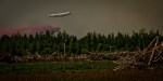 Air Tanker Water Bombing 7 - Wilson Prairie Fire, La Crete, Alberta