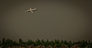 Air Tanker Water Bombing 8 - Wilson Prairie Fire, La Crete, Alberta