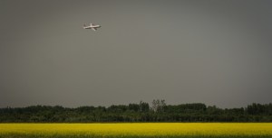 Air Tanker Water Bombing 18 - Wilson Prairie Fire, La Crete, Alberta