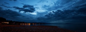 Evening's Dramatic Skies - Qualicum Beach, British Columbia