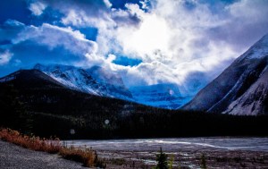 Mountain Pass - between Jasper and Banff, Alberta