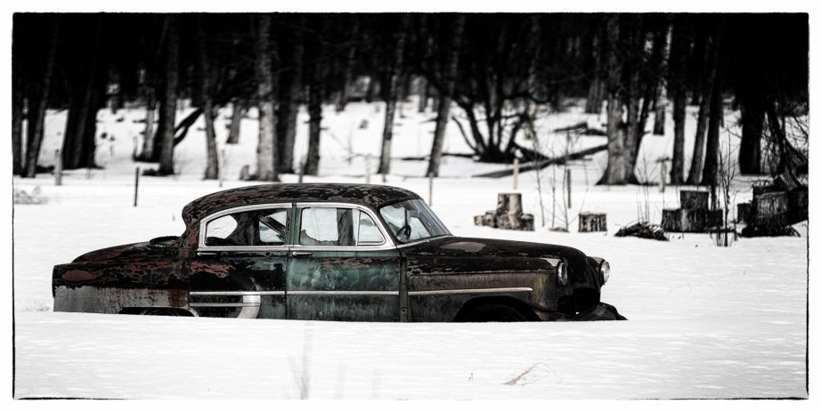 Car Between Fox Creek and 