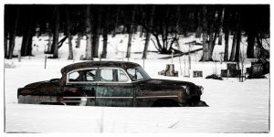 Car Between Fox Creek and