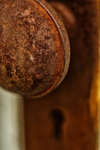 Weathered Door Handle 2 - Fort Vermilion, Alberta