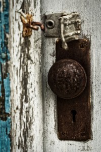 Weathered Door Jam - Fort Vermilion, Alberta