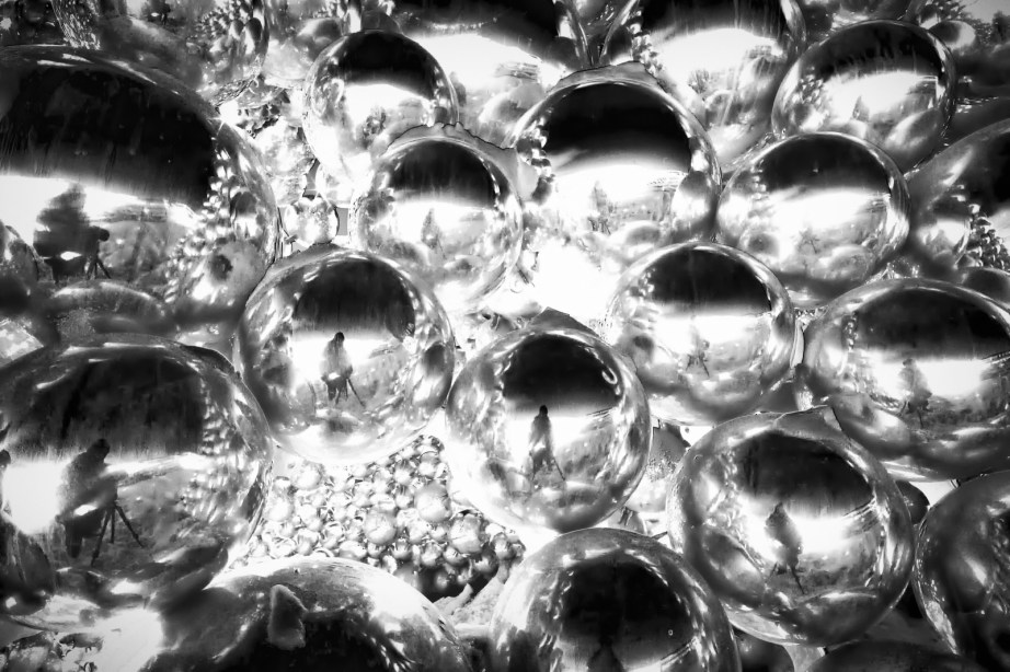 Metallic Spheres Sculpture - Edmonton, Alberta 2