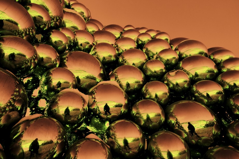 Metallic Spheres Sculpture - Edmonton, Alberta 3