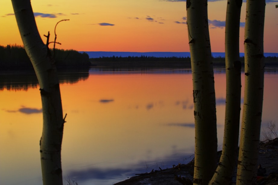 Peace River Sunset - Fort Vermilion, Alberta 2