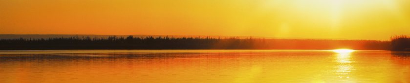 Peace River Sunrise - Fort Vermilion, Alberta