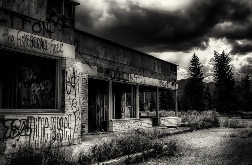 Derelict Service Station - Southern Alberta 14