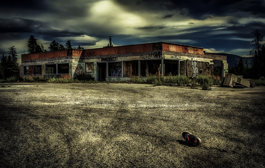 Derelict Service Station - Southern Alberta 3