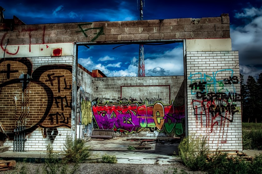 Derelict Service Station - Southern Alberta 6