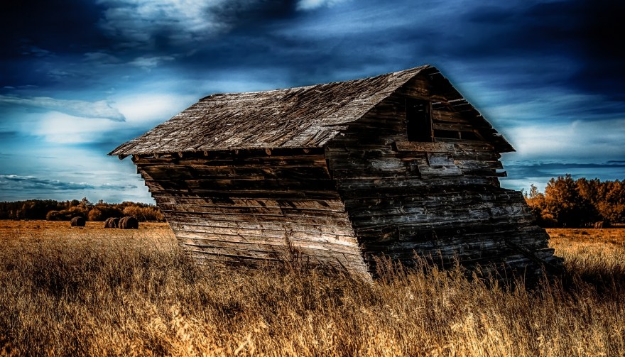 2 Leaning Grain Bin - Dixonville, Alberta 1