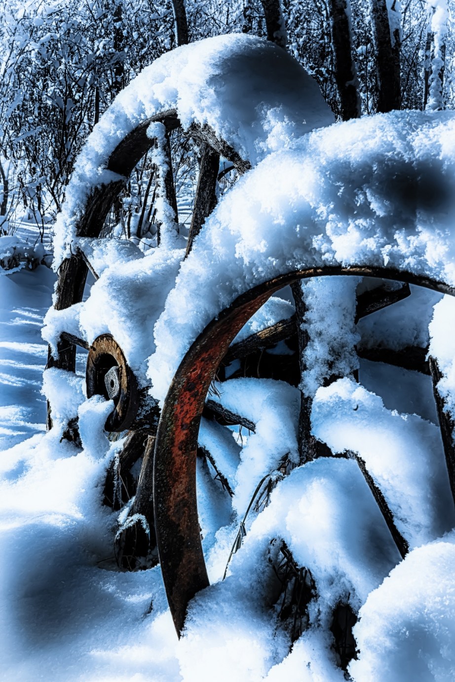 Wagon Wheels - McNaught Homestead, Beaverlodge, Alberta 2