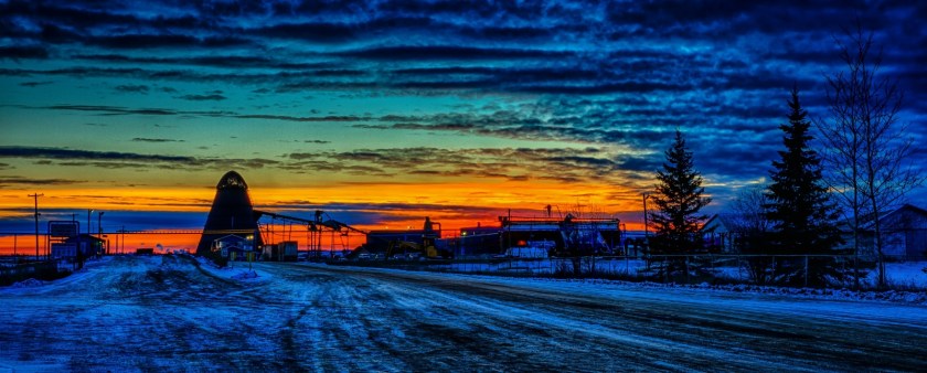 The Mill at Sunset - High Level, Alberta