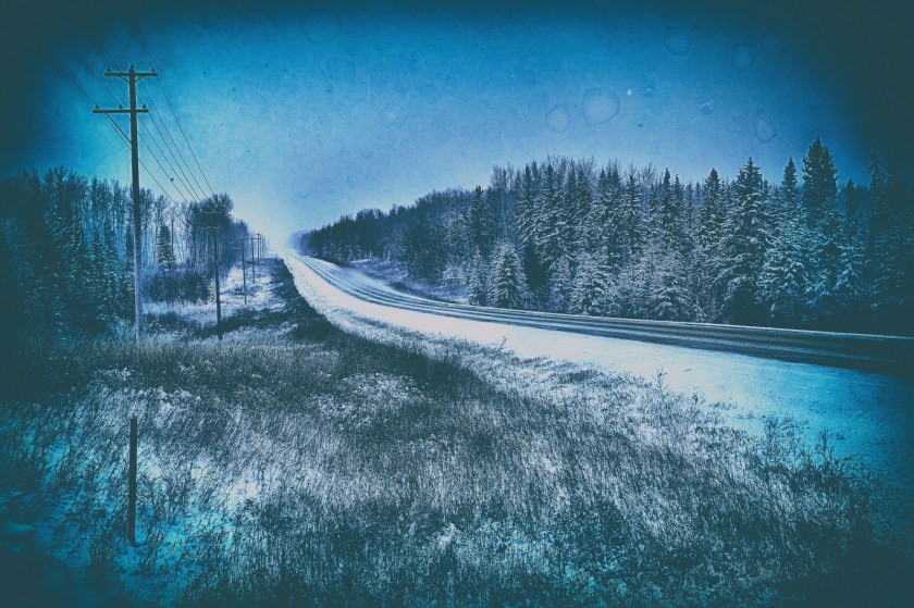 Winter Road - Blumenort, Alberta 2