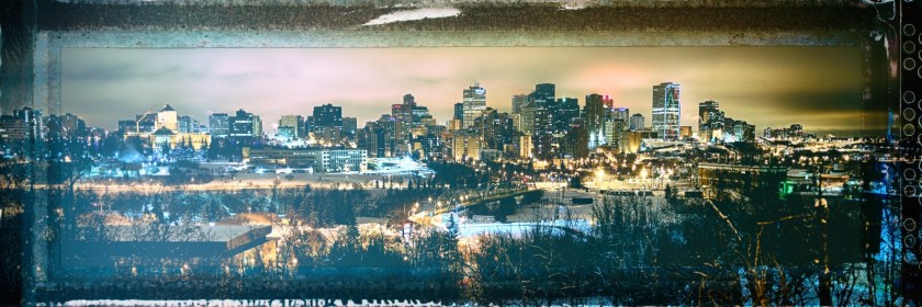 Downtown Edmonton from Saskatchewan Drive - Edmonton, Alberta 2