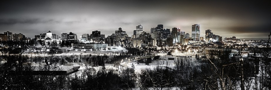 Downtown Edmonton from Saskatchewan Drive - Edmonton, Alberta 3