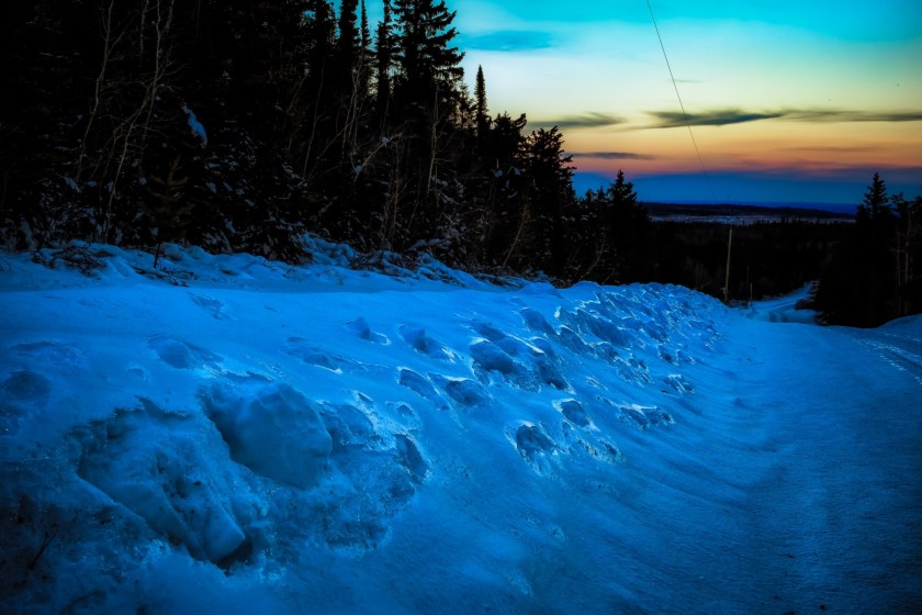Watt Mountain Ice - High Level, Alberta 1