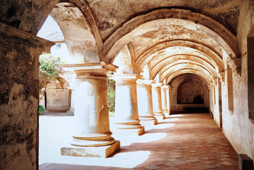 Convent Atrium Arches - Antigua