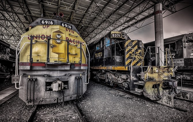 Union Pacific Engine - Ogden, Utah