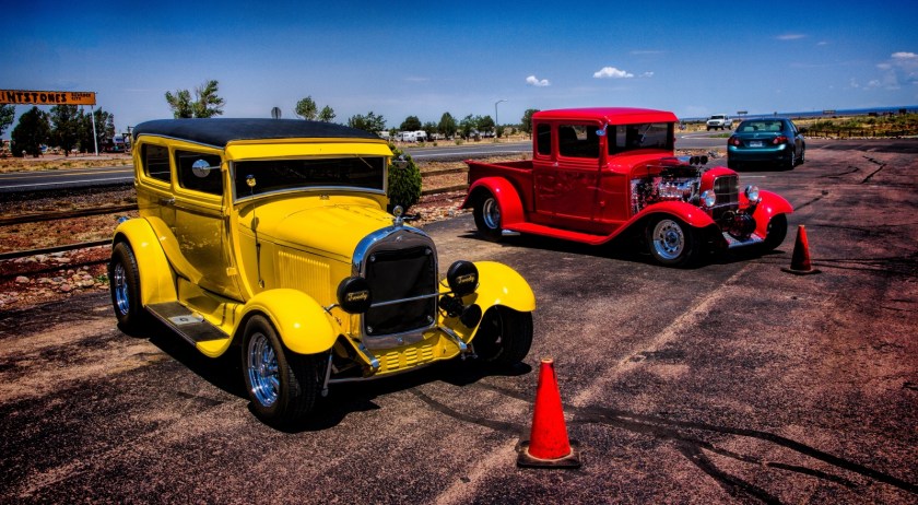 1931 Ford Sedan and Pickup - Grand Canyon, Arizona 1