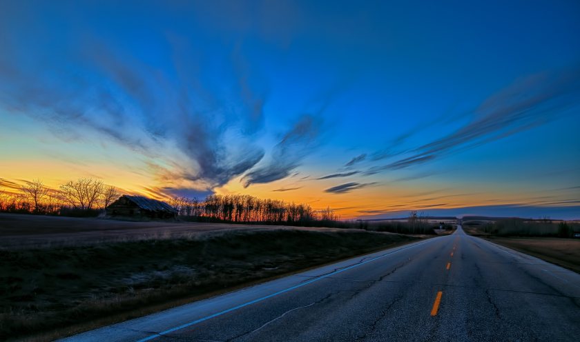 La Glace Homestead  - Sunset, La Glace, Alberta - Canada 3