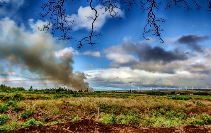 Plantation Fire - Haleiwa, Oahu
