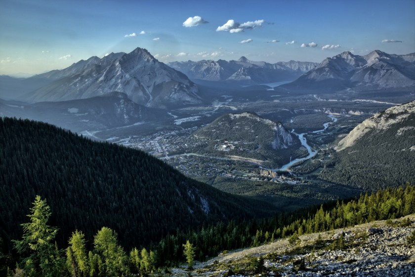Banff from Sulfur Mountain - Banff, Alberta - Canada