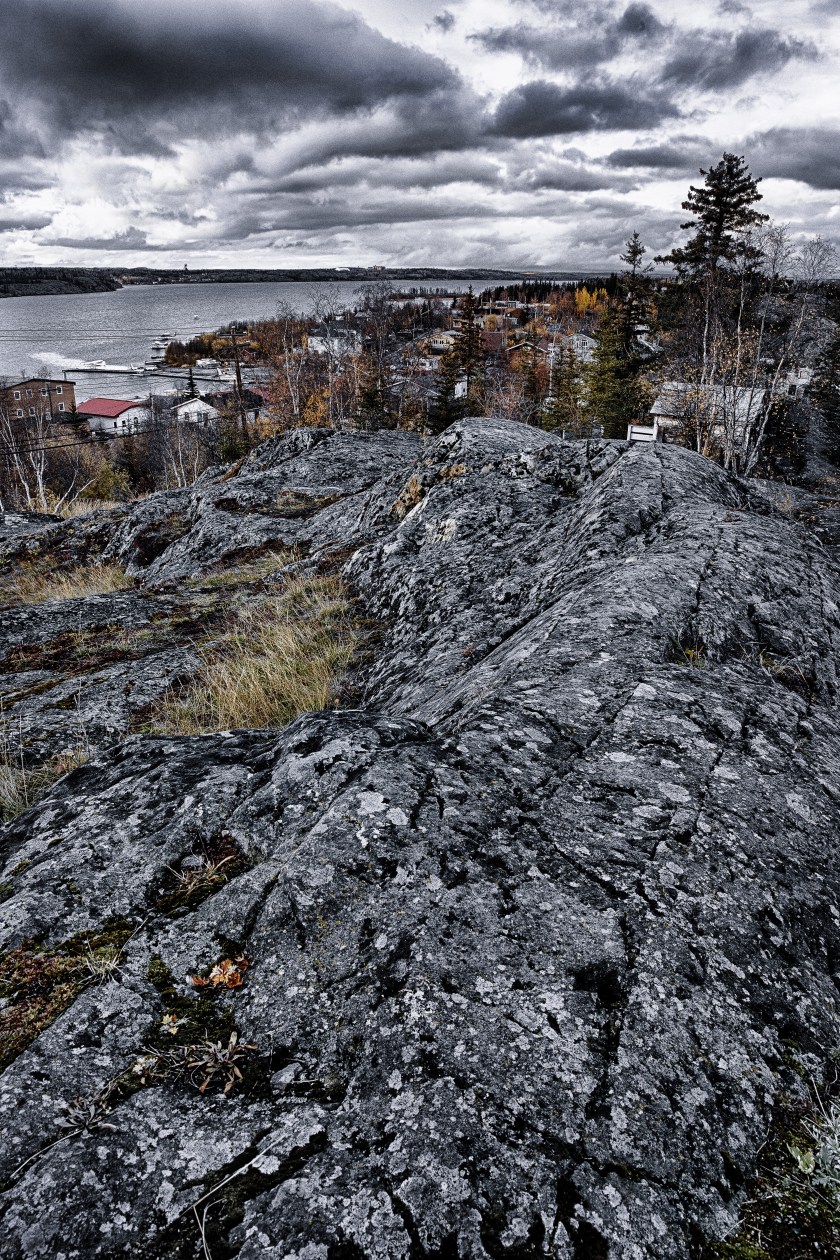 Looking Out from the Pilot's Memorial - Yellowknife NT - Canada