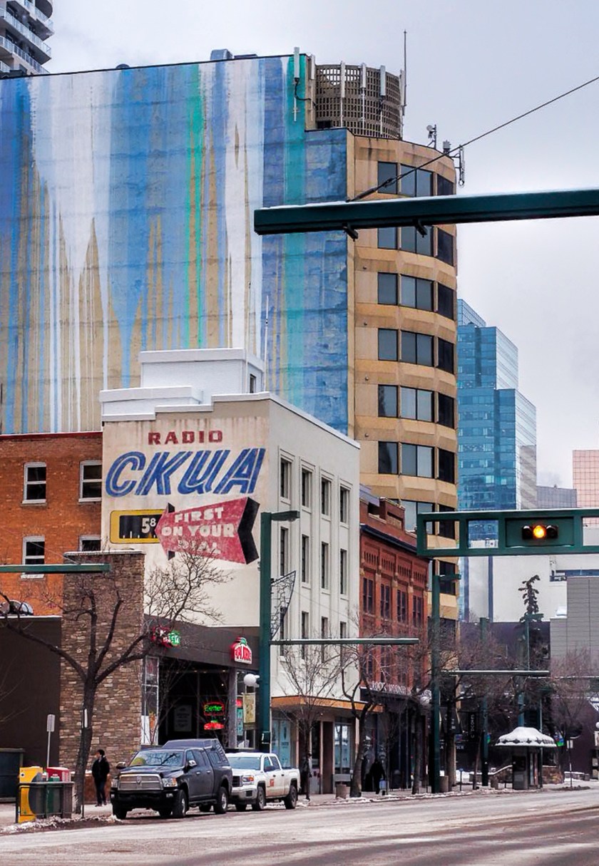 CKUA Signage - Jasper Avenue, Edmonton, Ab - Canada 1