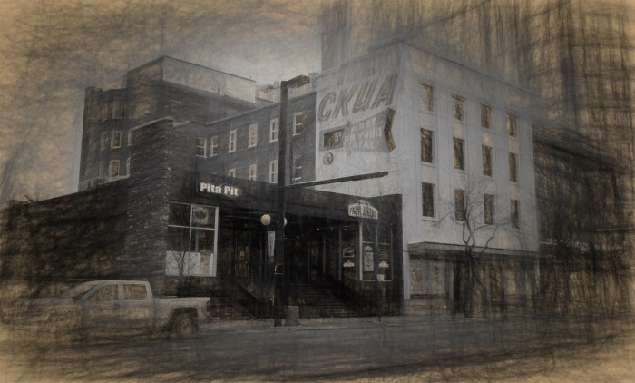 CKUA Signage - Jasper Avenue, Edmonton, Ab - Canada 3