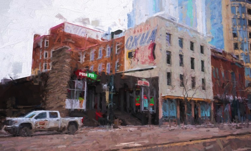 CKUA Signage - Jasper Avenue, Edmonton, Ab - Canada 4