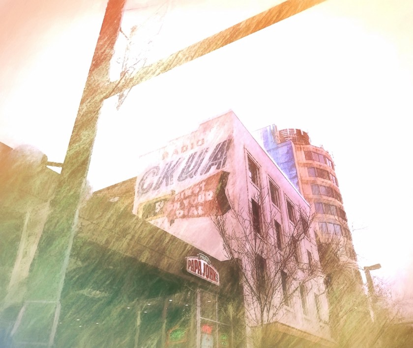 CKUA Signage - Jasper Avenue, Edmonton, Ab - Canada 5