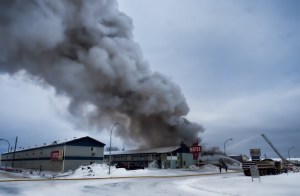 Hotel Fire - High Level, Ab Canada